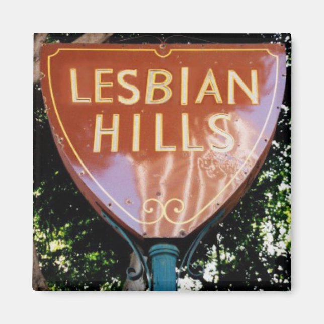 Imã Magnet - "Colinas lésbicas" (Frente)