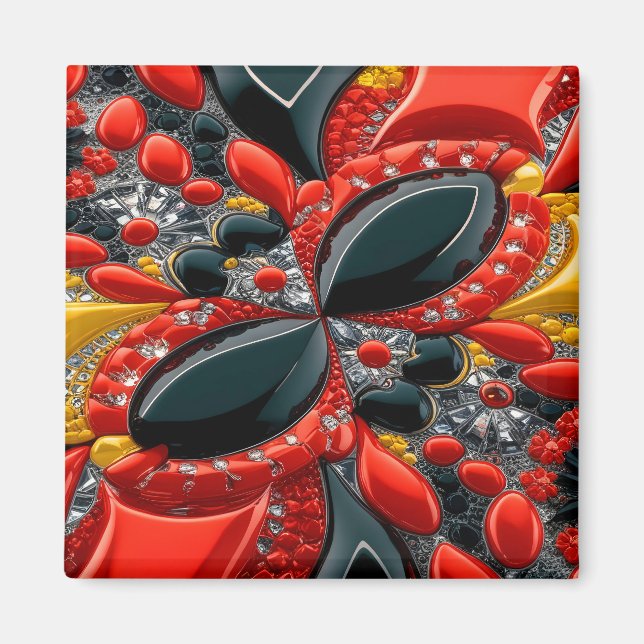 Imã Magnet com Alemanha Colors Design (Frente)