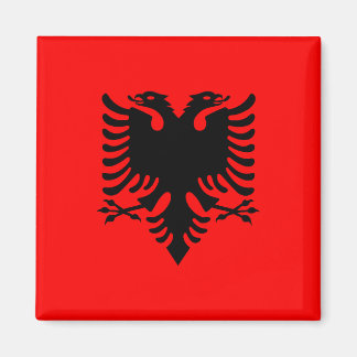 Imã Magnet com Bandeira da Albânia (Flamuri i Shqipëri