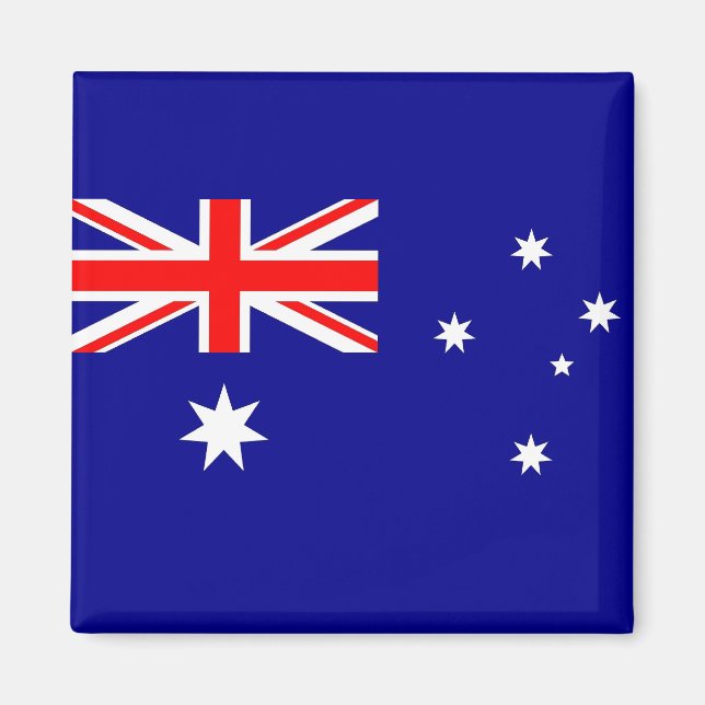 Imã Magnet com Bandeira da Austrália (Frente)