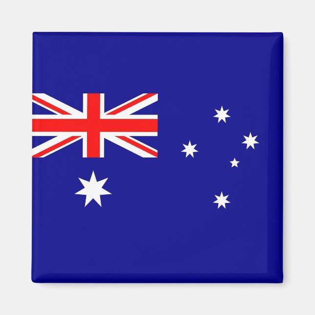 Imã Magnet com Bandeira da Austrália (Frente)