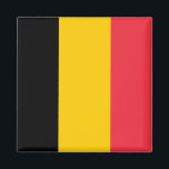 Imã Magnet com Bandeira da Bélgica<br><div class="desc">Mostre o seu orgulho belga com este charmoso ímã que inclui a bandeira da Bélgica! Feito com atenção aos detalhes, este ímã é mais do que uma peça decorativa; é uma celebração da cultura e da herança belgas. O design ousado mostra orgulhosamente as faixas icônicas preto, amarelo e vermelho, acrescentando...</div>