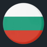 Imã Magnet com bandeira da Bulgária<br><div class="desc">Adicione um toque de orgulho búlgaro à sua geladeira ou superfície magnética com o nosso ímã exclusivo com a bandeira da Bulgária! Criado com muita atenção aos detalhes, este ímã é mais do que apenas uma decoração; é uma celebração do patrimônio e identidade culturais búlgaros. O design ousado mostra orgulhosamente...</div>