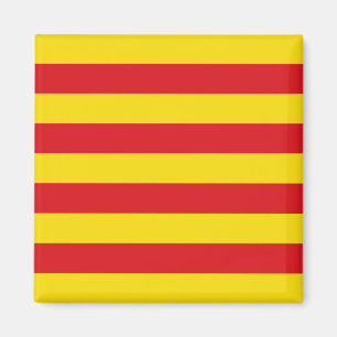 Imã Magnet com bandeira da Catalunha