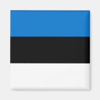 Magnet com bandeira da Estônia