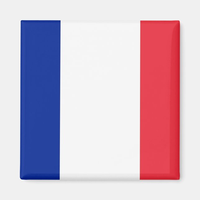 Imã Magnet com bandeira da França (Frente)
