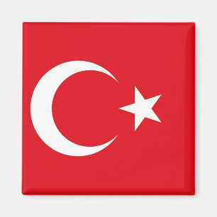 Imã Magnet com Bandeira da Turquia