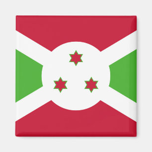 Imã Magnet com bandeira do Burundi
