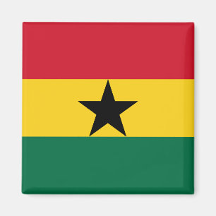 Imã Magnet com Bandeira do Gana