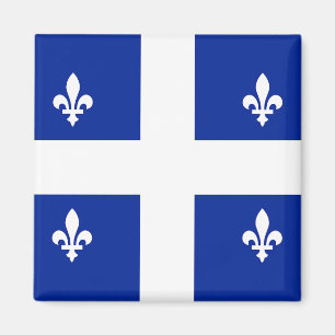 Imã Magnet com Bandeira do Quebec, Canadá