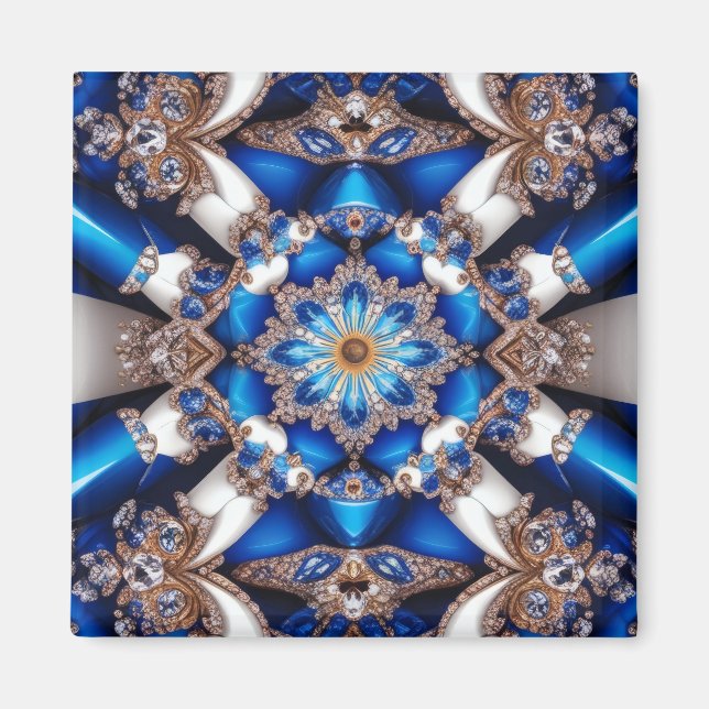 Imã Magnet com Design argentino de cores (Frente)