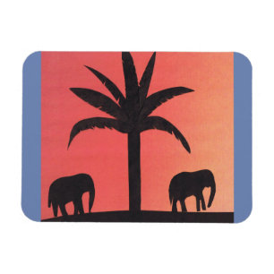 Ímã Magnet com Design de elefante