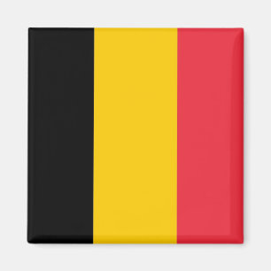Imã Magnet com Flag da Bélgica