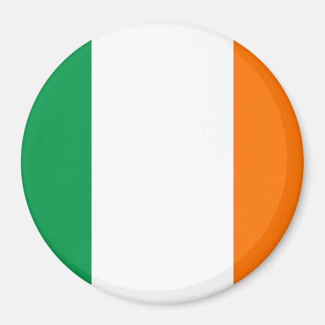 Imã Magnet com Flag da Irlanda (Frente)