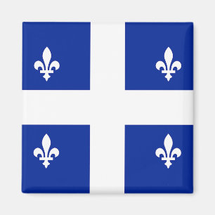 Imã Magnet com Flag de Quebec, Canadá