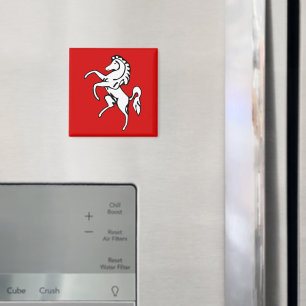 Imã Magnet com Flag of Kent County, Inglaterra