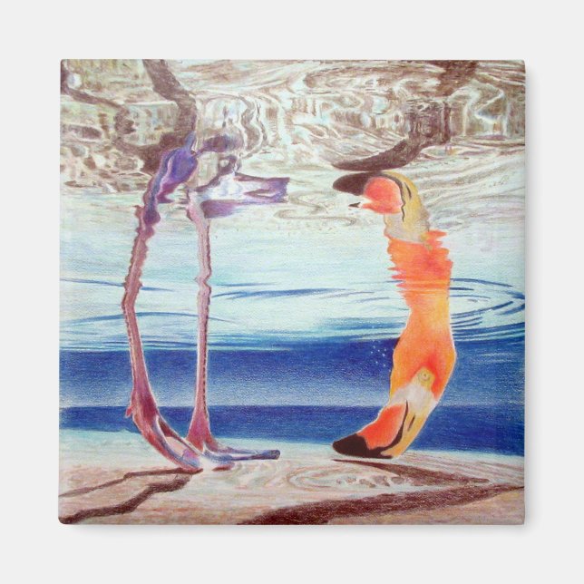 IMÃ MAGNET COM FLAMINGO (Frente)