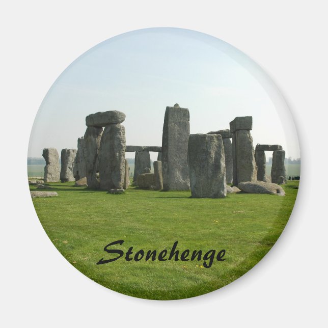 Imã Magnet com foto de Stonehenge (Frente)
