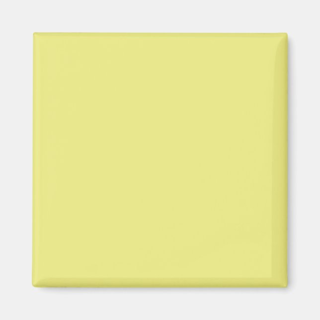 Imã Magnet com fundo amarelo claro (Frente)