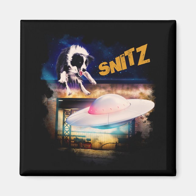 Imã Magnet com Snitz do Reparo de Saucer de Bob (Frente)