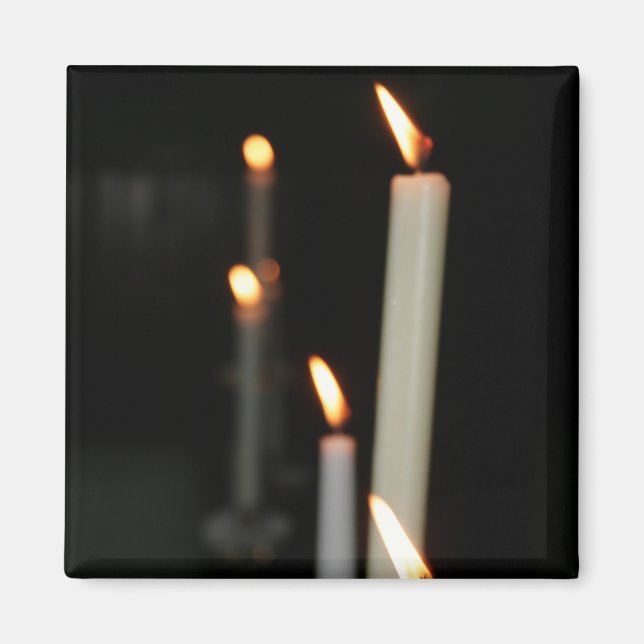 Imã Magnet com velas de iluminação (Frente)