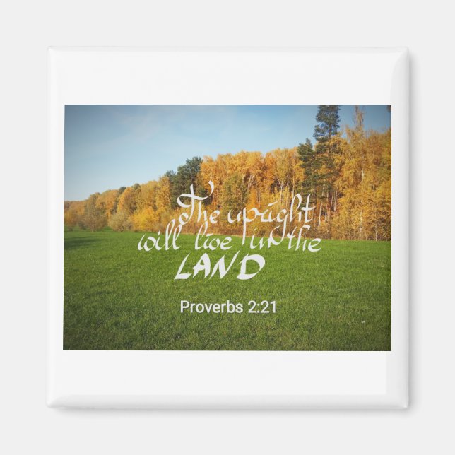 Imã Magnet com verso bíblia (Frente)