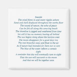 Imã Magnet completa com poesia original