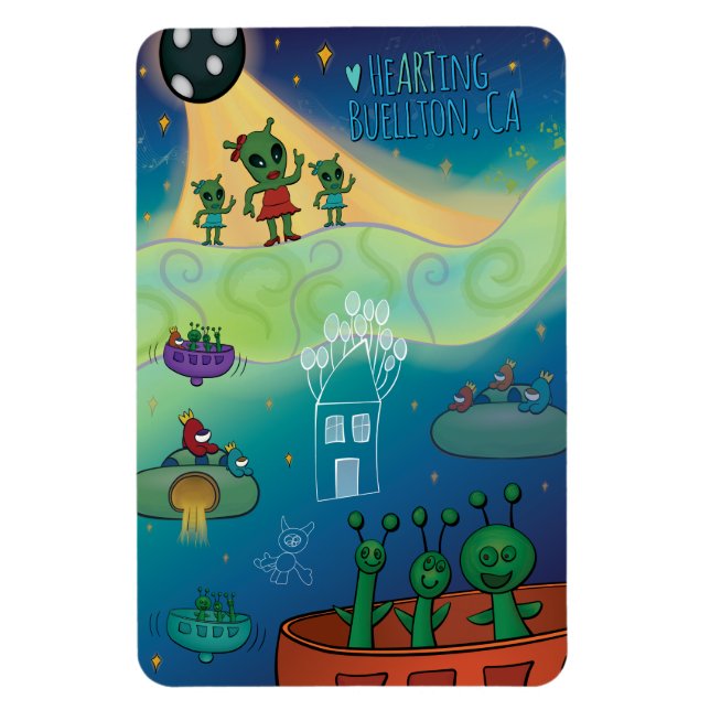 Ímã Magnet - concerto de Alienígena (Vertical)