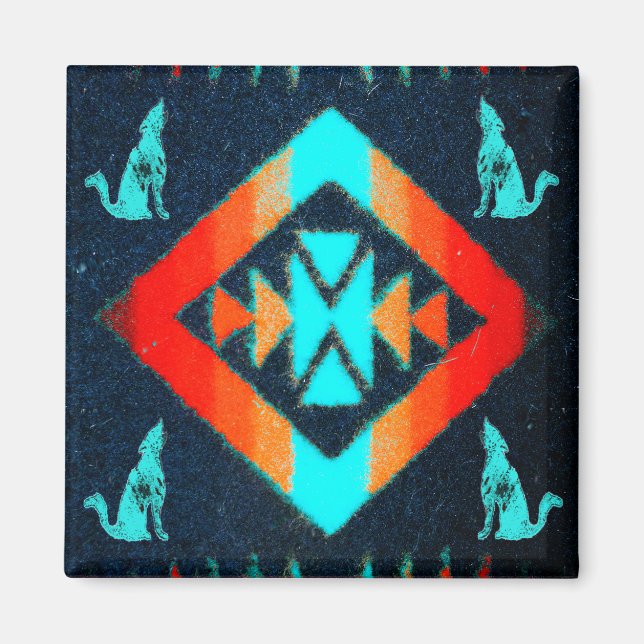 Imã Magnet Coyote Azul (Frente)