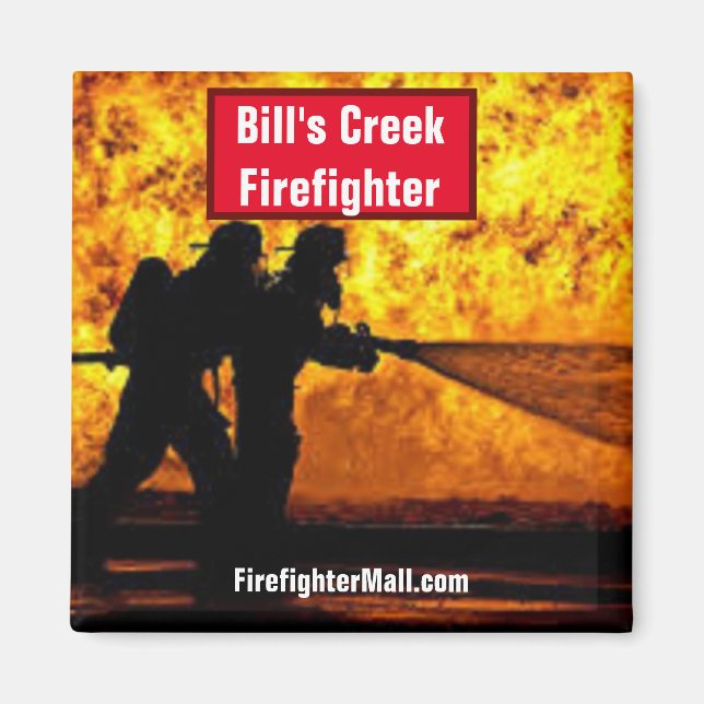 Imã Magnet Creek Firefighter do Bill (Frente)