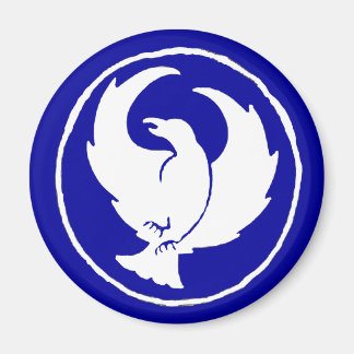 Imã Magnet Crowfoot em azul, redondo ou quadrado