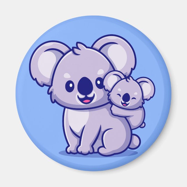 Imã Magnet Cute Koala Bear (Frente)