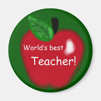 Imã Magnet da Apple "Melhor Professora do Mundo"