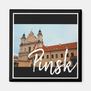 Imã Magnet da Arquitetura da Igreja de Pinsk na Bielor