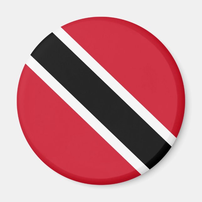 Imã Magnet da Bandeira de Trinidad e Tobago (Frente)