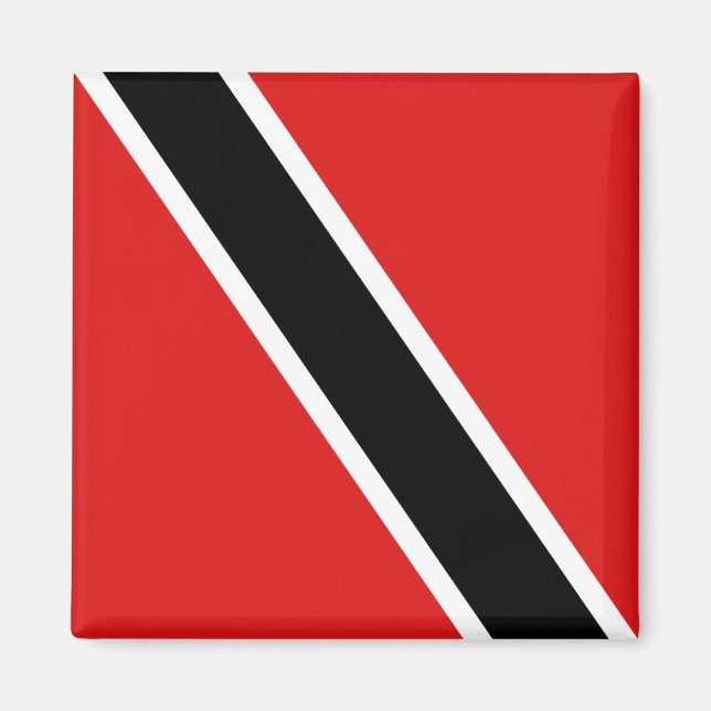 Imã Magnet da Bandeira de Trinidad e Tobago (Frente)