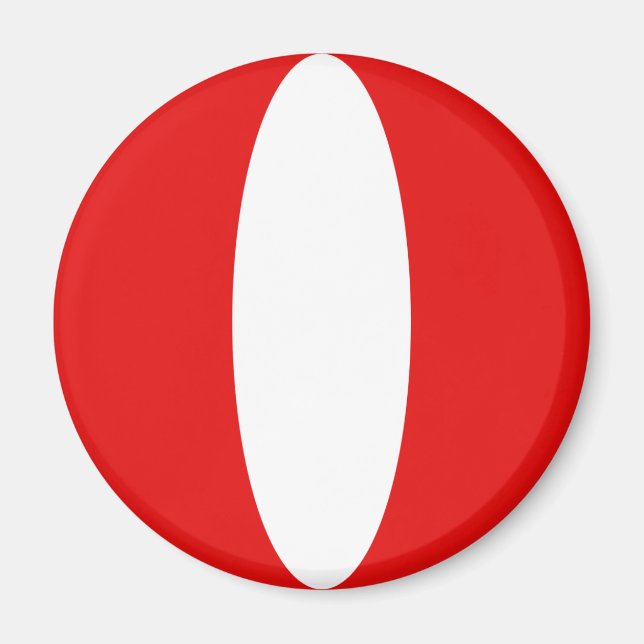 Imã Magnet da Bandeira do Peru (Frente)