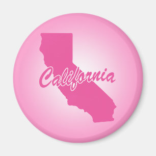 Imã Magnet da Califórnia, rosa,