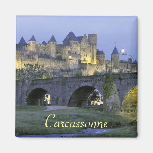 Imã Magnet da Carcassonne France (Frente)