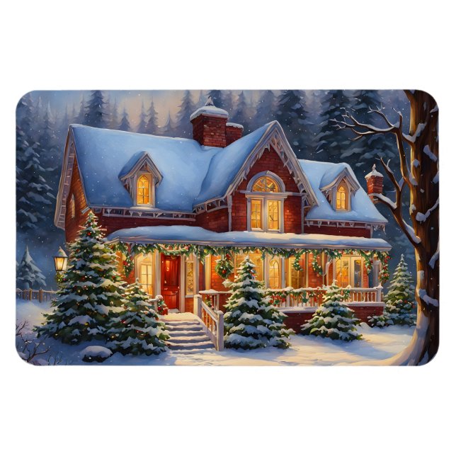 Ímã Magnet da Casa de Natal (Horizontal)