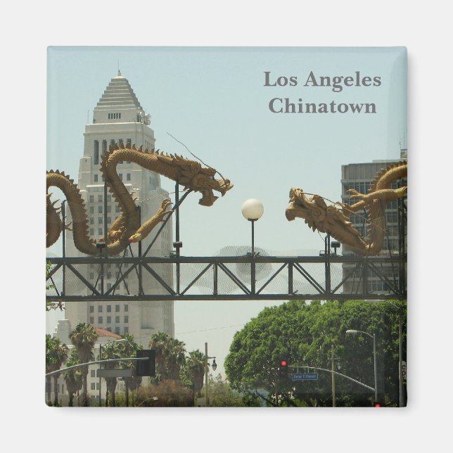 Imã Magnet da Chinatown de Los Angeles! (Frente)