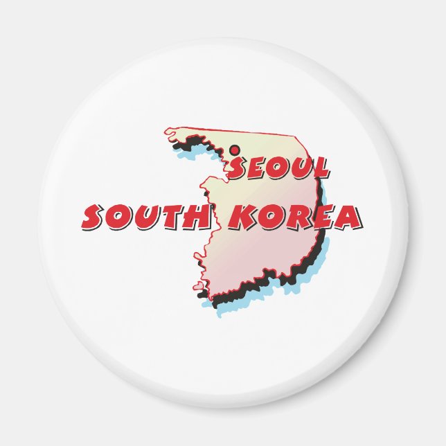 Imã Magnet da Coreia do Sul (Frente)