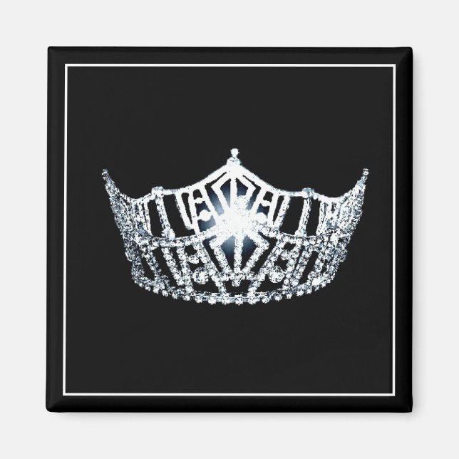 Imã Magnet da Coroa Americana Silver Corwn (Frente)