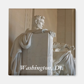 Imã Magnet da Estátua Lincoln Sideways