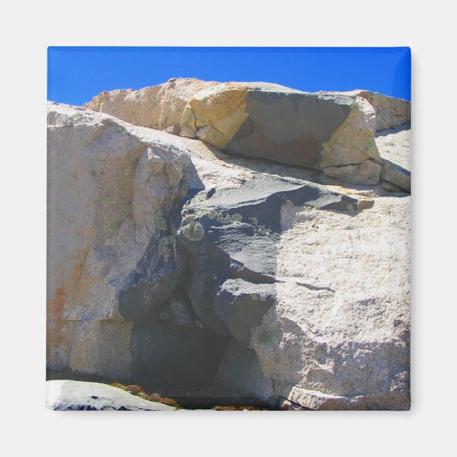 Imã Magnet da Geologia do Dike Rock Basalt (Frente)