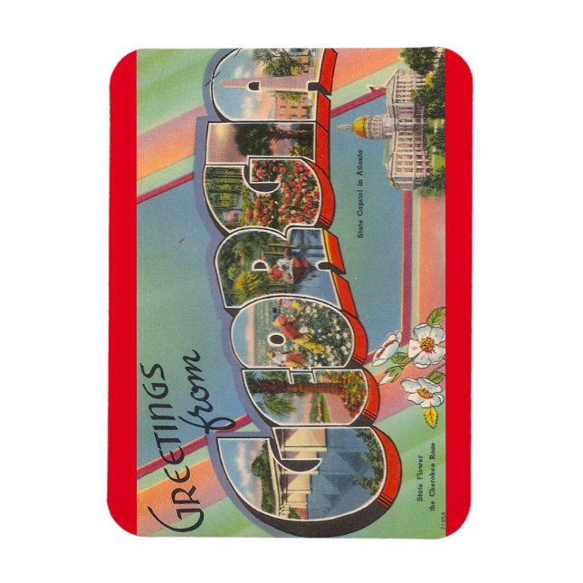 Ímã Magnet da Geórgia (Vertical)