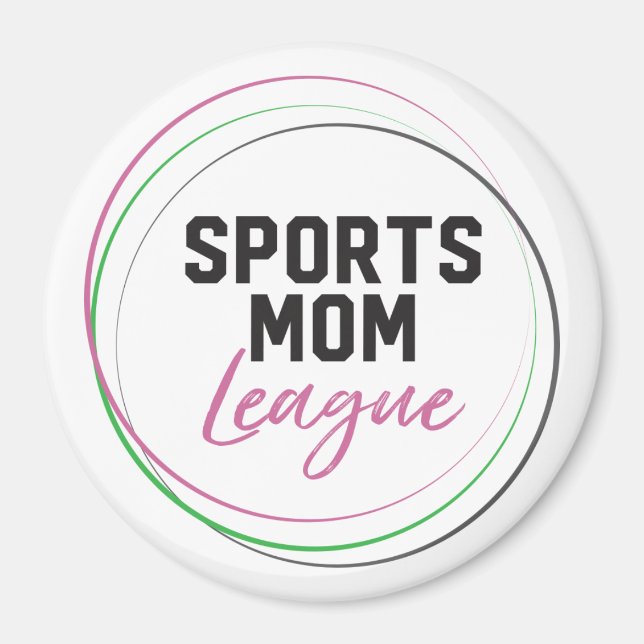 Imã Magnet da Liga Esportiva da Mãe (Frente)