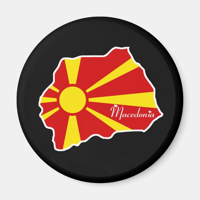 Imã Magnet da Macedônia (Frente)