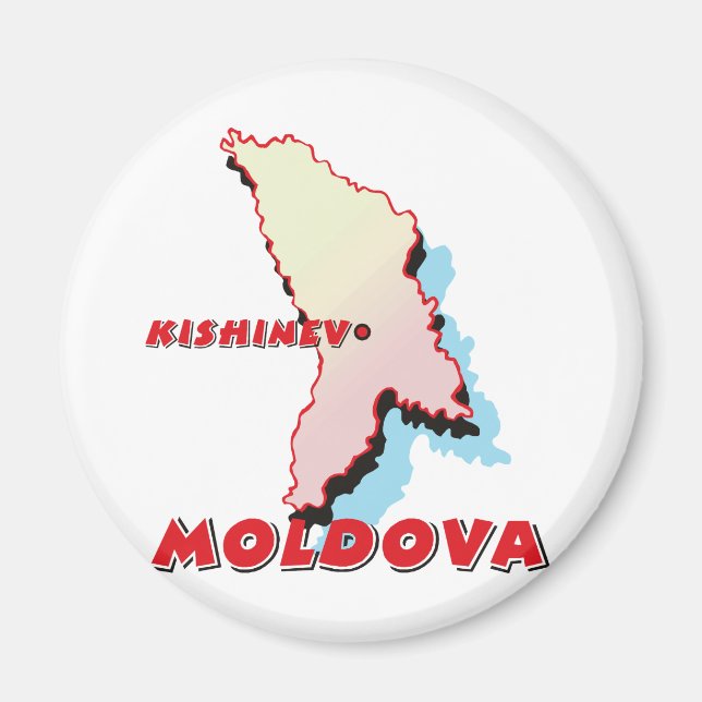 Imã Magnet da Moldávia (Frente)