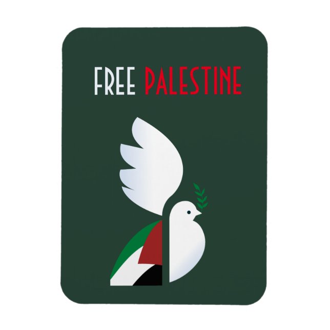 Ímã Magnet da Palestina - Consciência Política (Vertical)